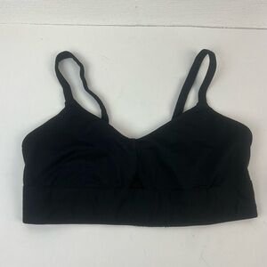 Fabletics Black Sports Bra, Small